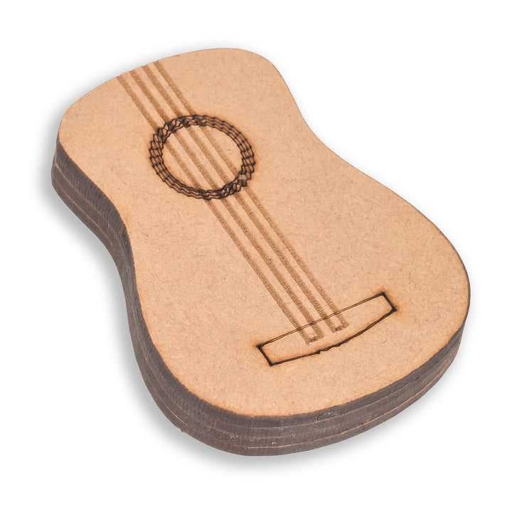 Wood Guitar Plectrum with a Wooden Magnetic Holder Box