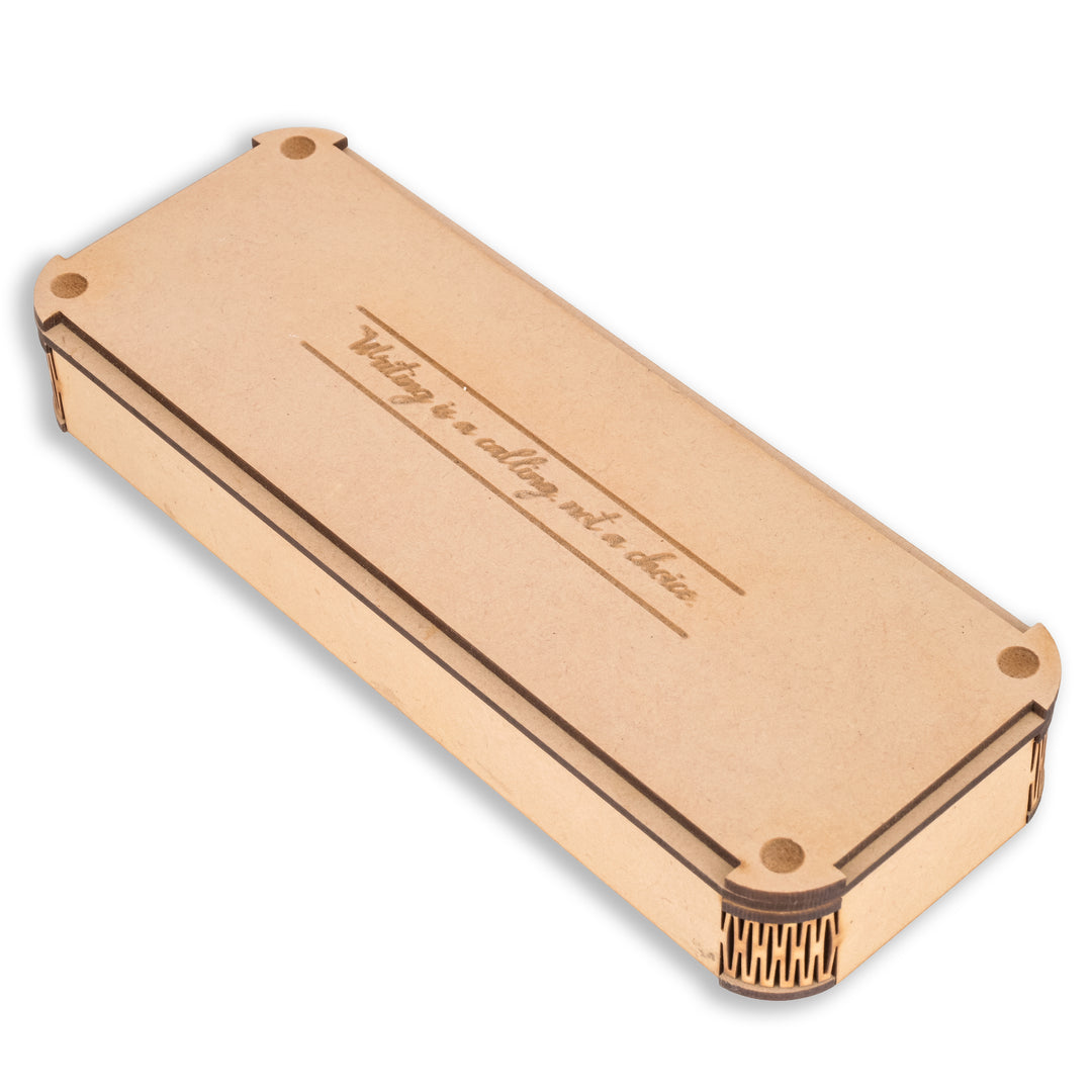 Wooden Pen And Pencil Box for Gifting