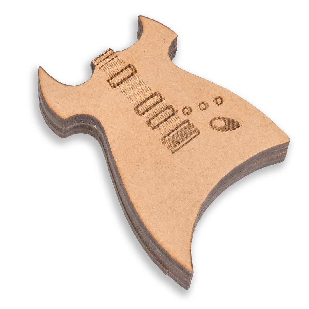 Guitar Plectrum with a Wooden Magnetic Holder Box