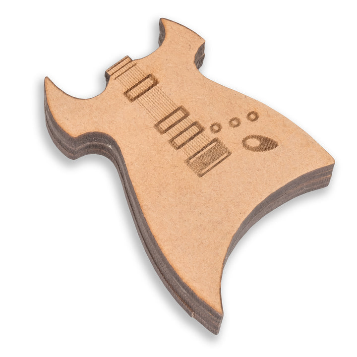 Guitar Plectrum with a Wooden Magnetic Holder Box