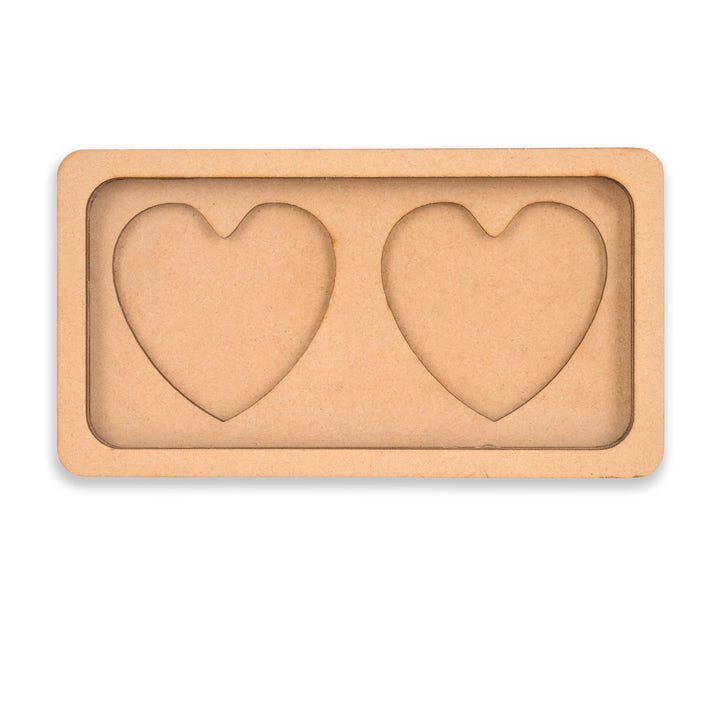 Wooden Two Plectrum With Rectangular Shaped Magnetic Holder