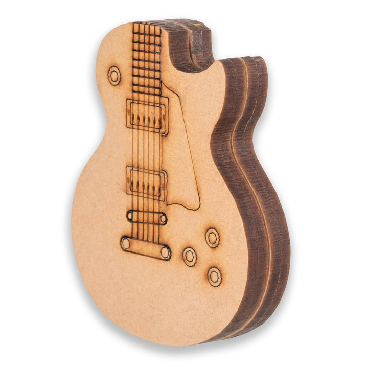 Wood Guitar Plectrum with a Wooden Magnetic Holder Box