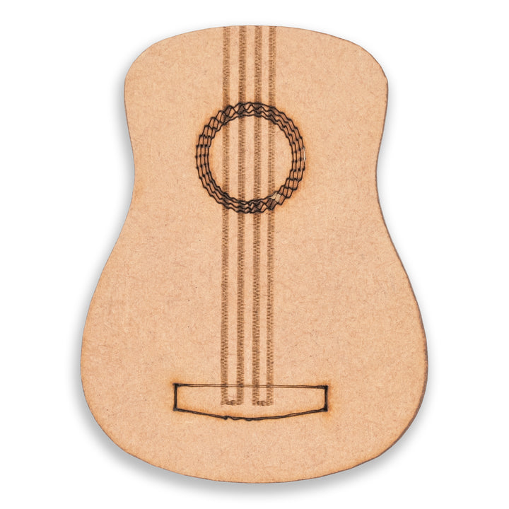Wood Guitar Plectrum with a Wooden Magnetic Holder Box