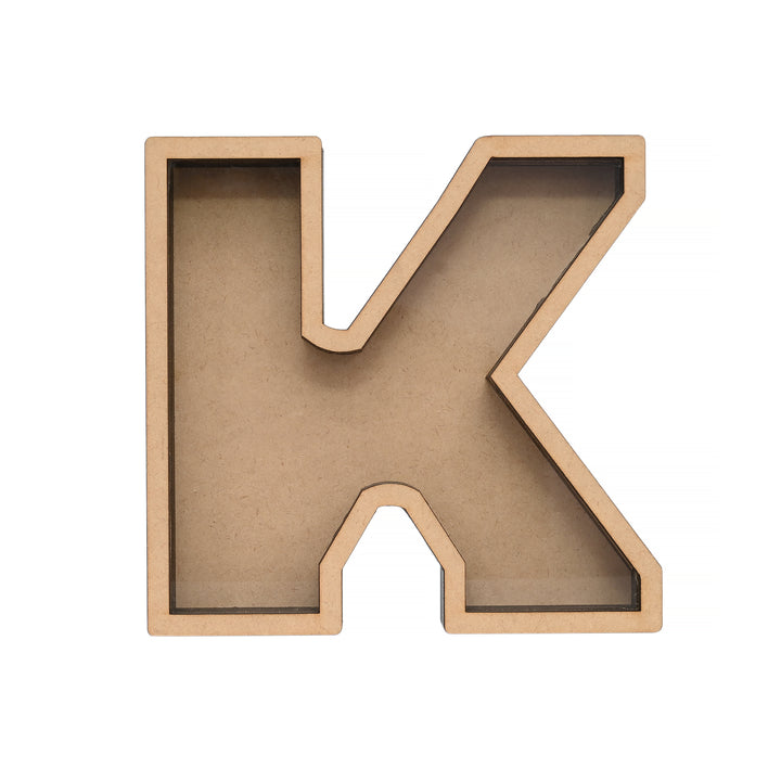 Pick Your Letter Wooden Money Bank | Piggy Bank - The Engraved Store