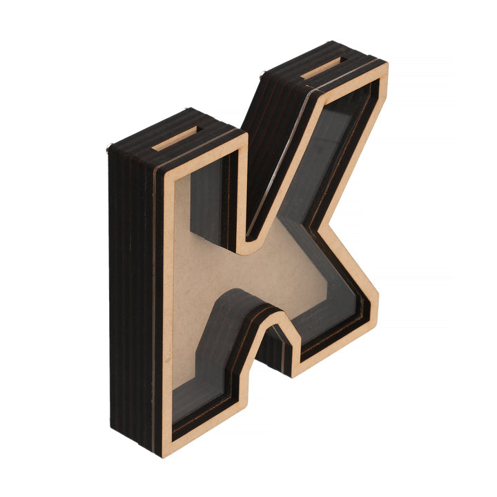 Pick Your Letter Wooden Money Bank | Piggy Bank - The Engraved Store