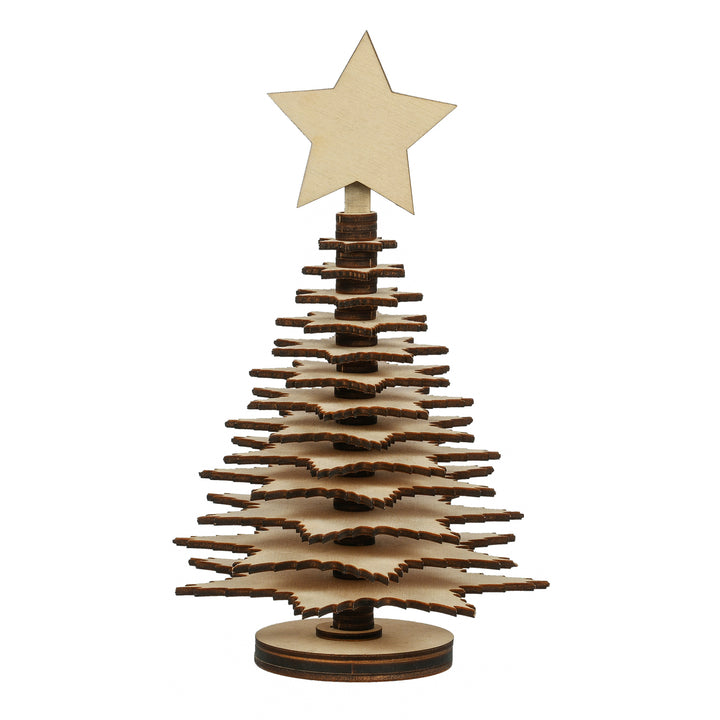 Star Flower with Christmas Tree - The Engraved Store