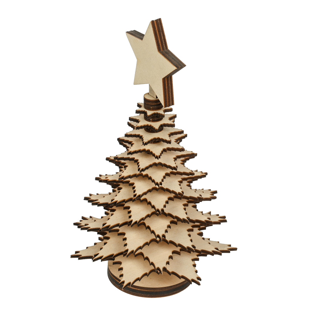 Star Flower with Christmas Tree - The Engraved Store