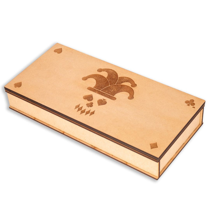 Custom Personalized Wooden Playing Card Box| Three Deck Box