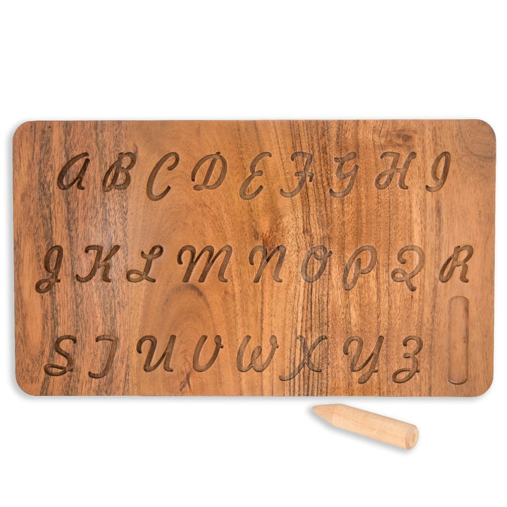 Uppercase Alphabet Cursive Tracing Board