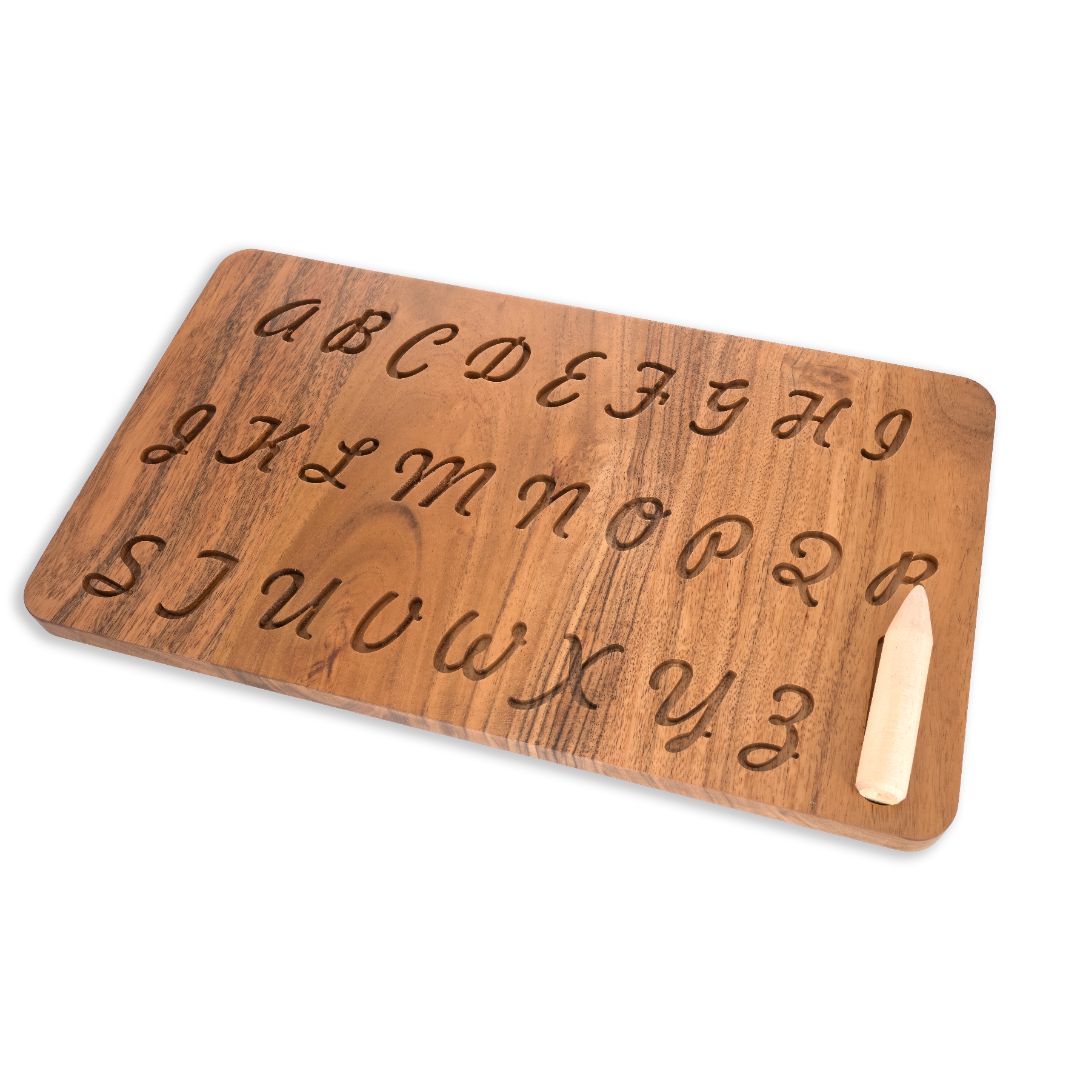 Uppercase Alphabet Cursive Tracing Board