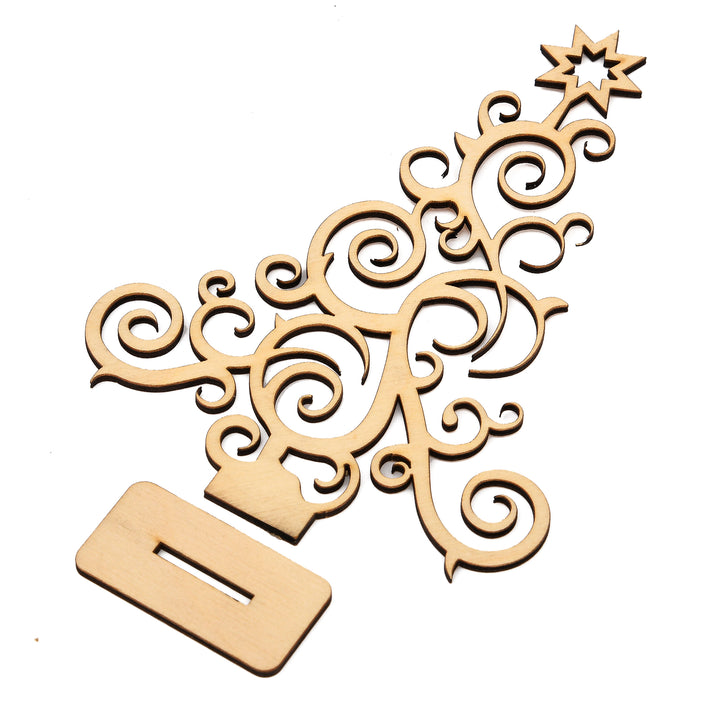 Wooden Christmas Tree Decoration - The Engraved Store