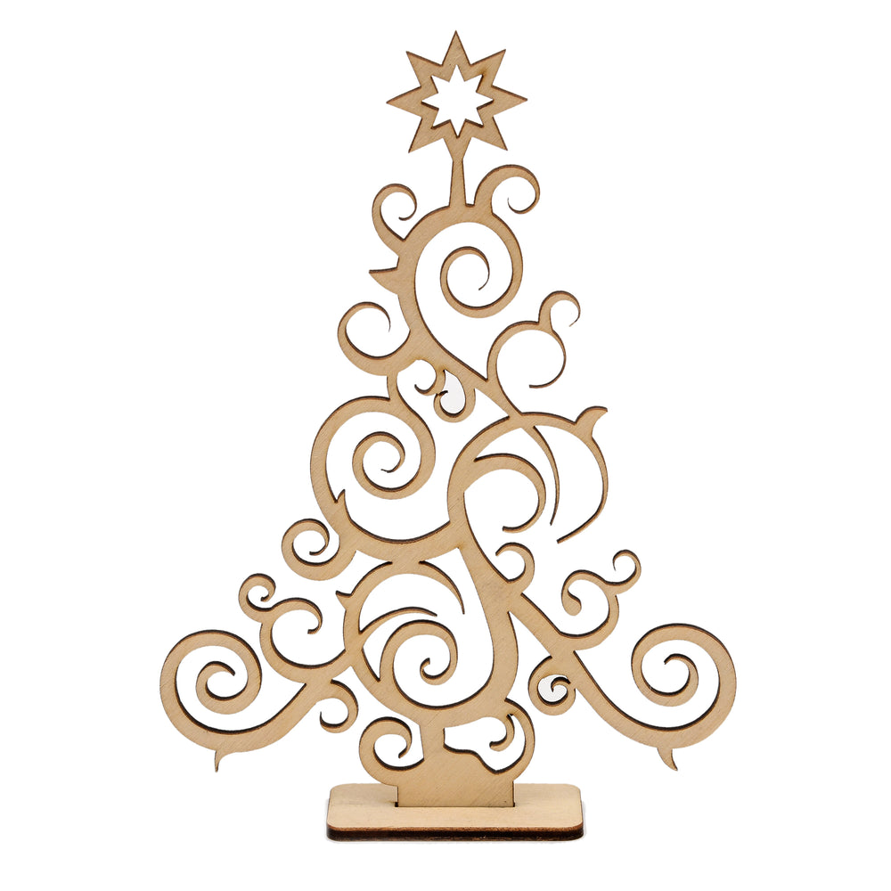 Wooden Christmas Tree Decoration - The Engraved Store