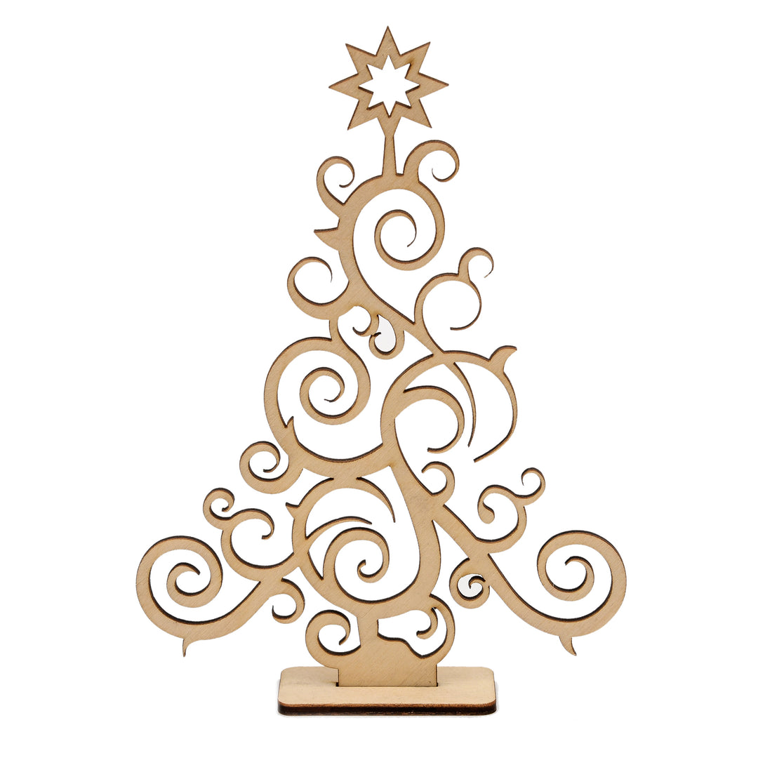 Wooden Christmas Tree Decoration - The Engraved Store
