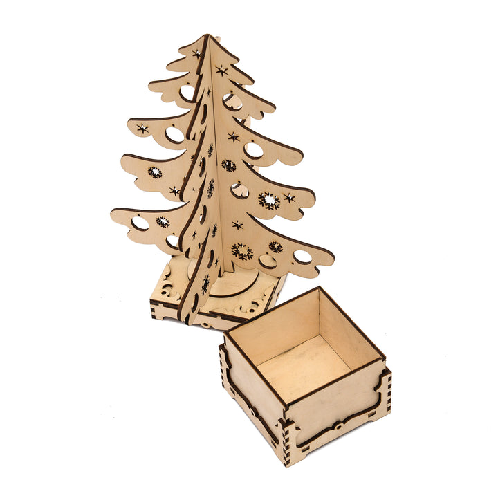 Christmas Tree with small box - The Engraved Store