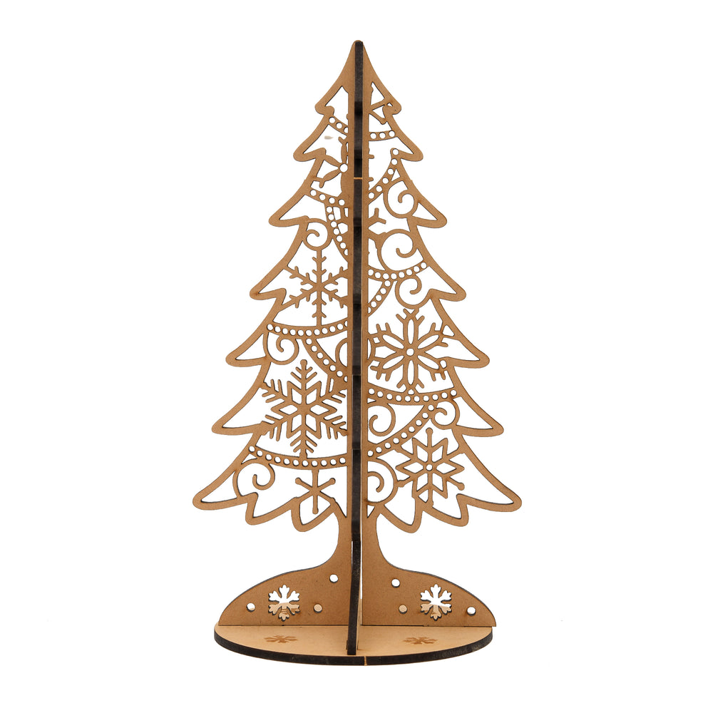 Engraved Wooden Christmas Tree Puzzle - The Engraved Store