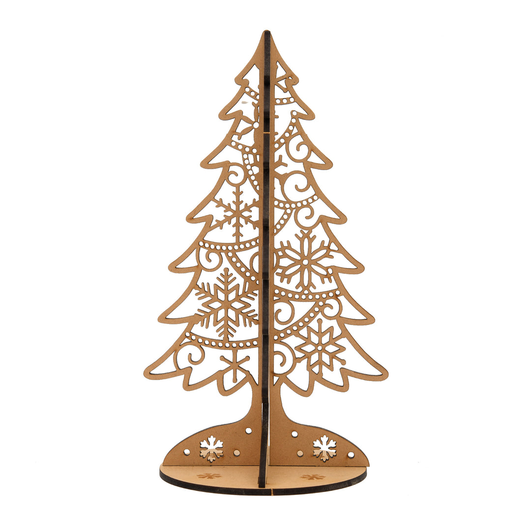 Engraved Wooden Christmas Tree Puzzle - The Engraved Store