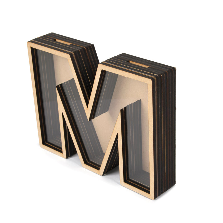 Pick Your Letter Wooden Money Bank | Piggy Bank - The Engraved Store