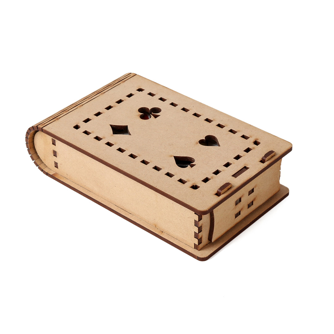 Single Deck Playing Card Box | Wooden Playing Card Case - The Engraved Store