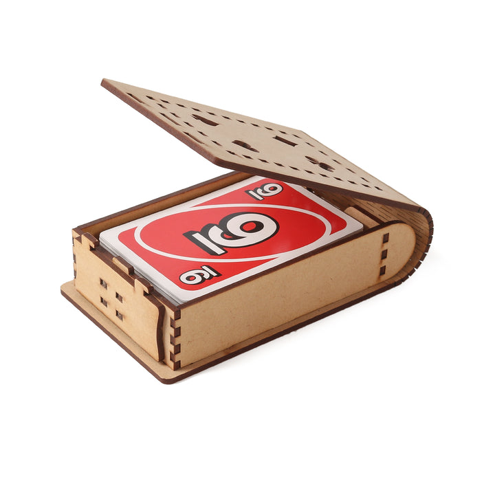 Single Deck Playing Card Box | Wooden Playing Card Case - The Engraved Store