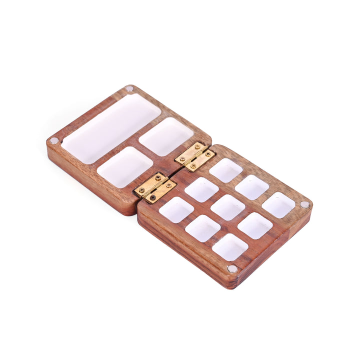 Wooden Colour Palette (9+3): Expand Your Artistic Palette with Versatile Mixing - The Engraved Store