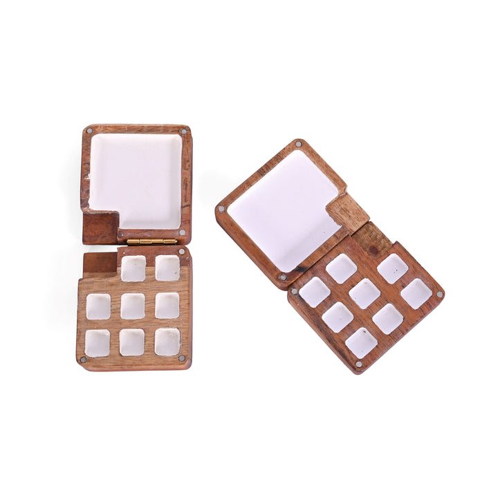 Wooden Colour Palette Box(8+1) - The Engraved Store