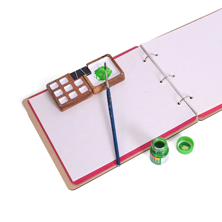 Wooden Colour Palette Box(8+1) - The Engraved Store