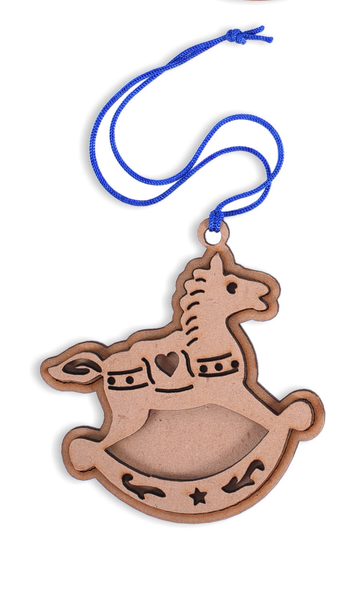 Wooden Christmas Tree Hangings (Set of 4) - The Engraved Store