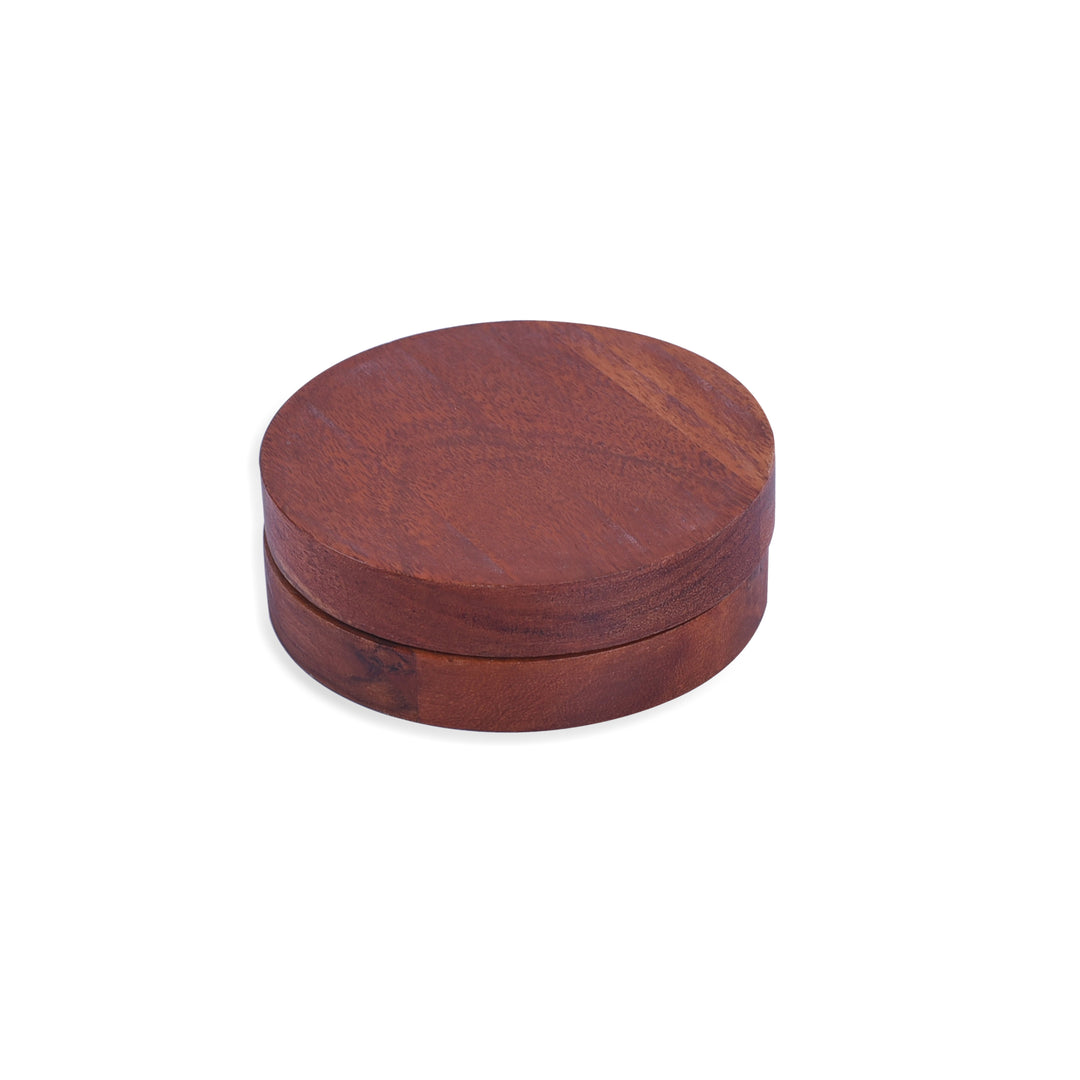 Circular Wooden Colour Palette (3+1) - The Engraved Store