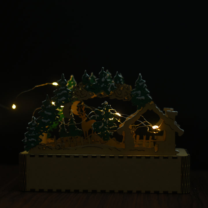 Christmas Wooden Showpiece - The Engraved Store