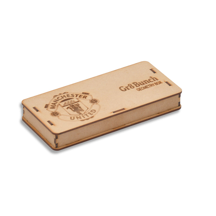 Manchester United Geometry Personalized Wooden Box