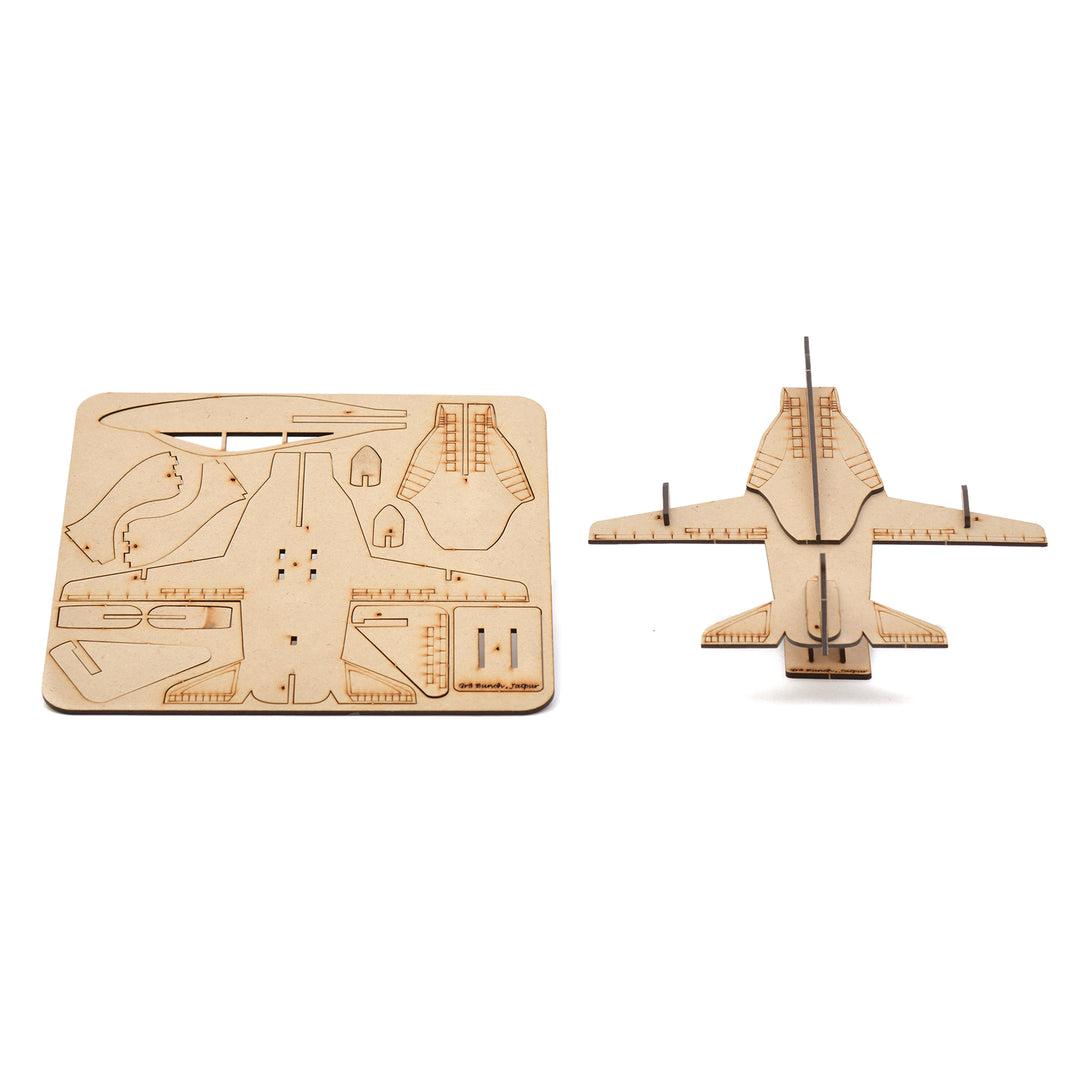 DIY Wooden Plane Model 3D Puzzle Kit | Toy Boeing Plane - The Engraved Store