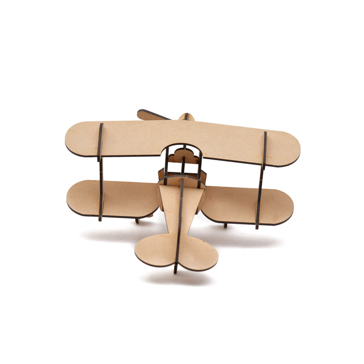 Wooden 3D Wooden Puzzle Plane Mechanical Model | Toy Glider Plane - The Engraved Store