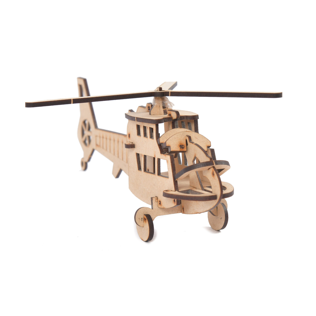 Wooden DIY Helicopter Toy Model Kit | Toy Helicopter - The Engraved Store