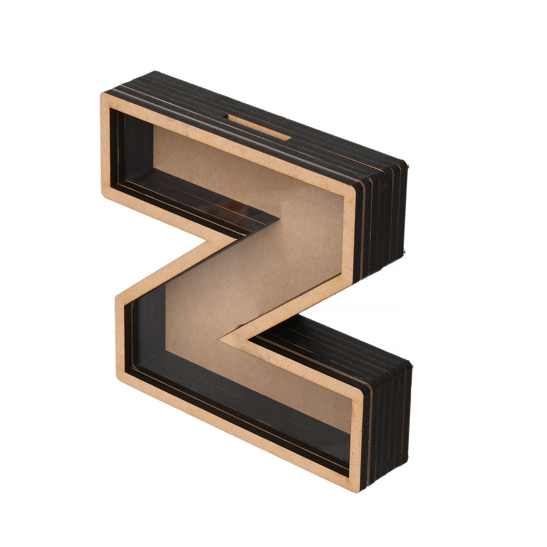 Pick Your Letter Wooden Money Bank | Piggy Bank - The Engraved Store