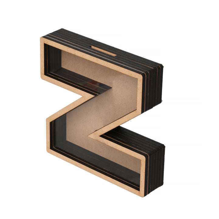 Pick Your Letter Wooden Money Bank | Piggy Bank - The Engraved Store