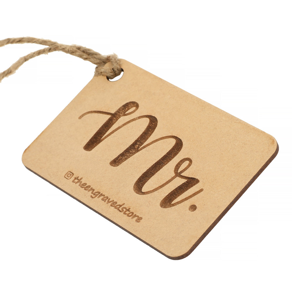 Mr. | Engraved Luggage Tag - The Engraved Store