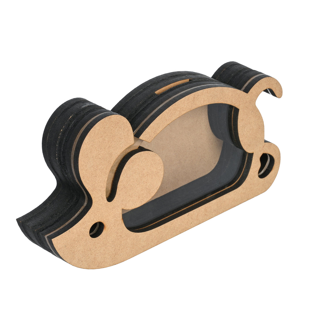 Rat Shape Wooden Money Bank | Piggy Bank - The Engraved Store