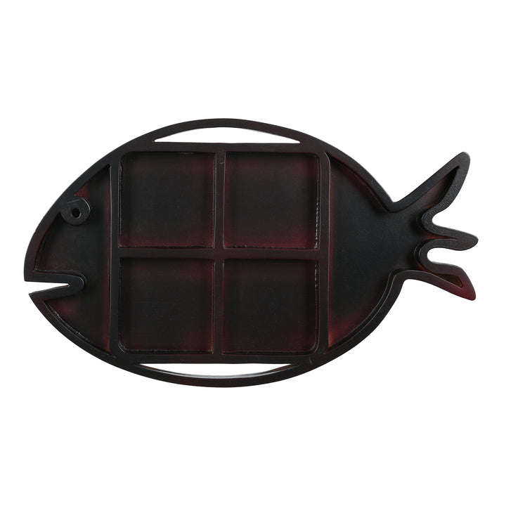 Fish Shaped Dry fruit Serving Tray - The Engraved Store