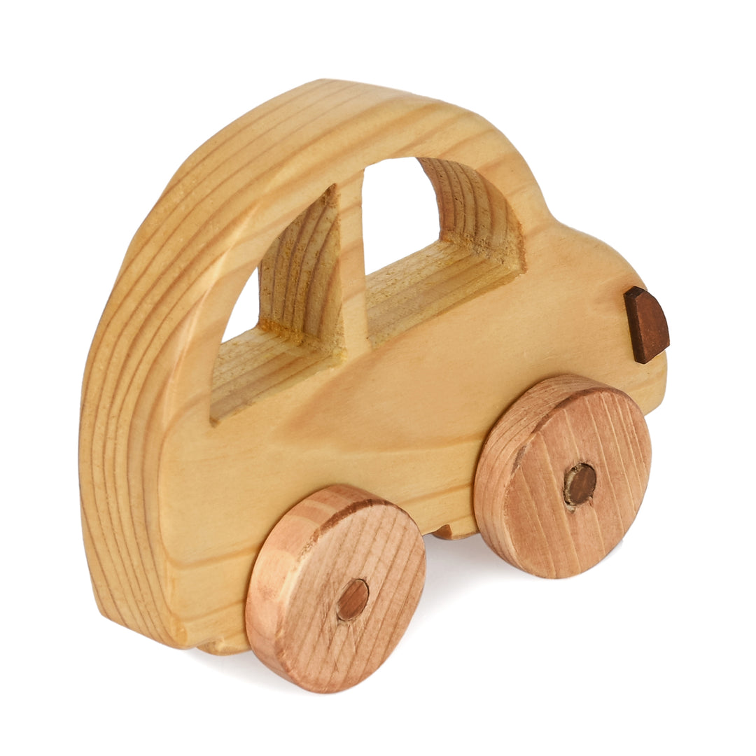 Car Push Toy in Wood - The Engraved Store