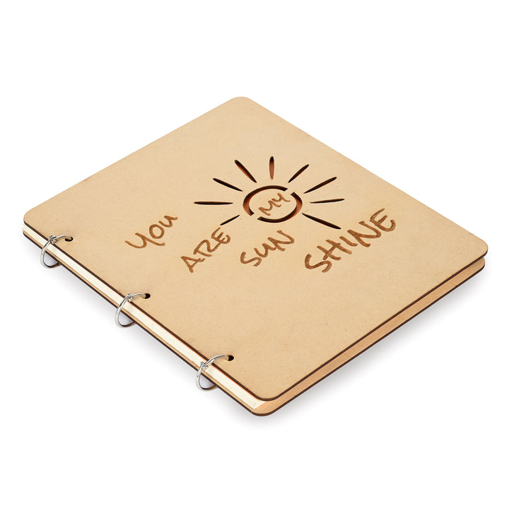 You Are My Sun Shine | Wooden Notebook - The Engraved Store