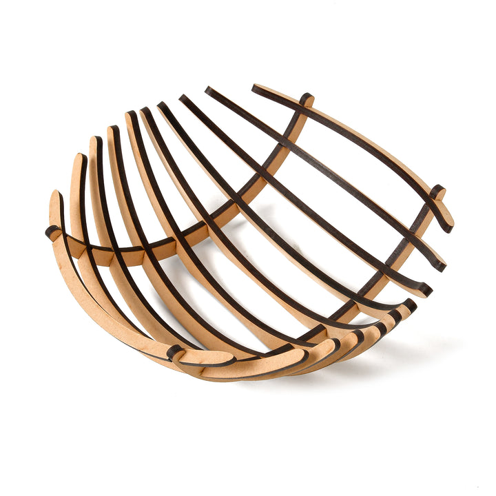 Wooden Fruit Basket - Detachable | Fruit Storage Tray | Dining Fruit Basket - The Engraved Store