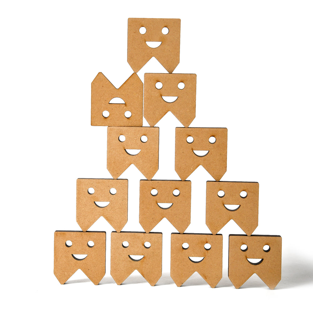 Premium Giant Teeth Stacking Game | Balancing Game - The Engraved Store