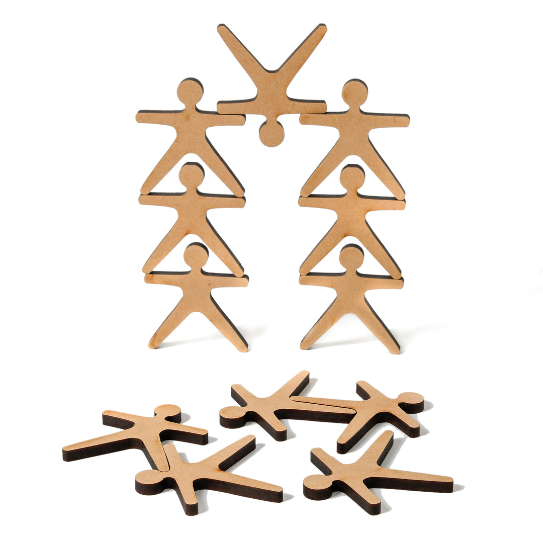 Balancing Game - Acrobats (Wooden) - The Engraved Store