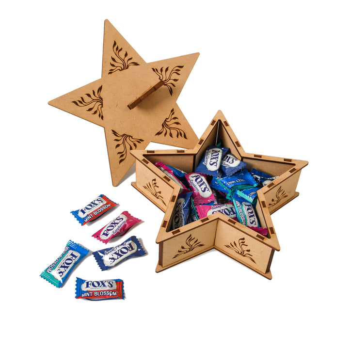 Star Wooden Gifting Box - The Engraved Store