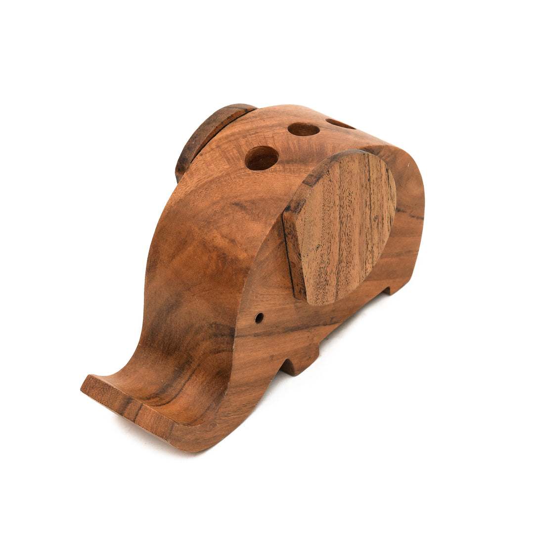 Elephant Shaped Mobile & Pen Stand - The Engraved Store