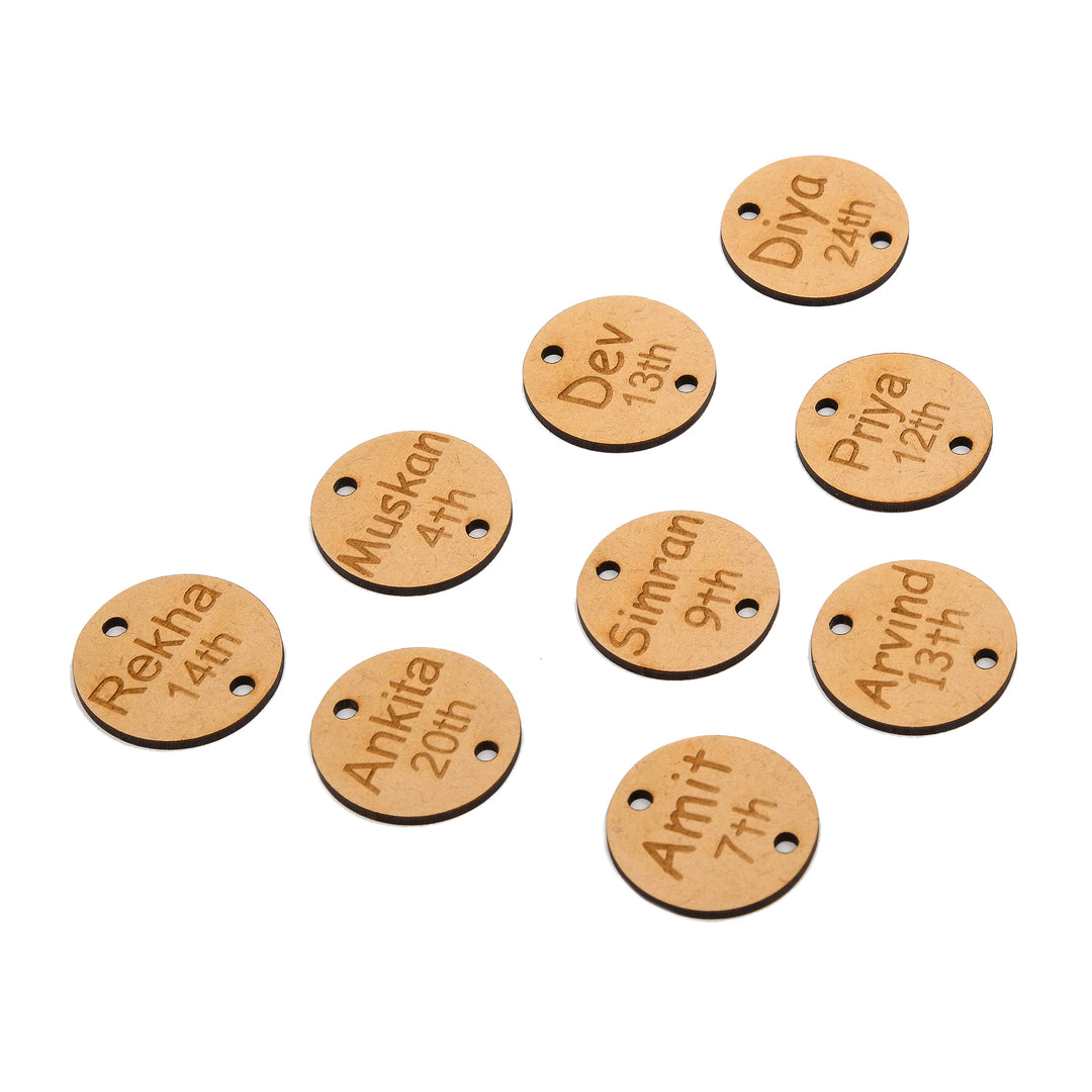 Personalised Wooden Birthday Calendar | Birthday Board - The Engraved Store