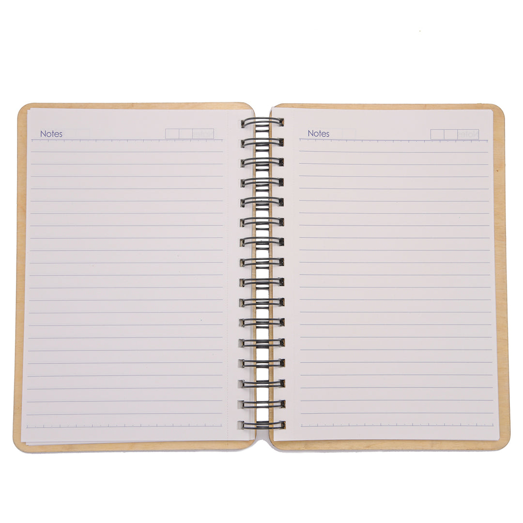 Customised Wooden Notebook - The Engraved Store