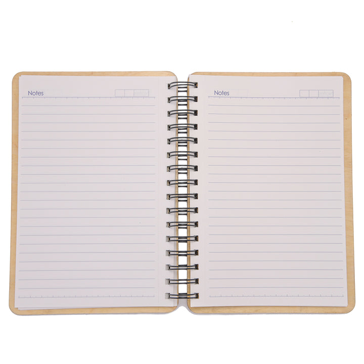 Customised Wooden Notebook - The Engraved Store