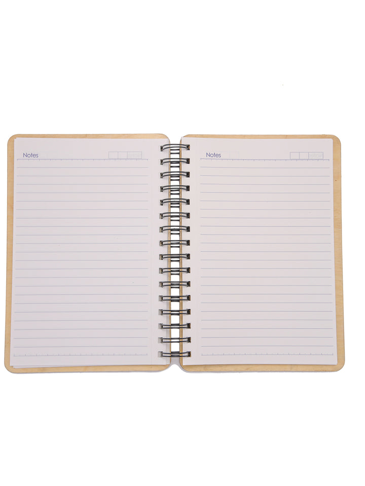 Guitar with Musical Notes | Wooden Diary - The Engraved Store