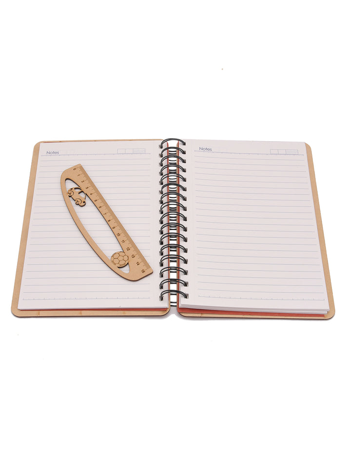 D Shape Car & Football Wooden Ruler | Scale 15 CMS - The Engraved Store